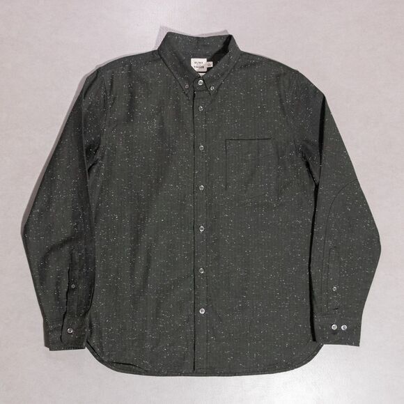 Flint and Tinder Other - NWOT Flint And Tinder Architect Slim Fit Long Sleeve Button Shirt Olive Green L